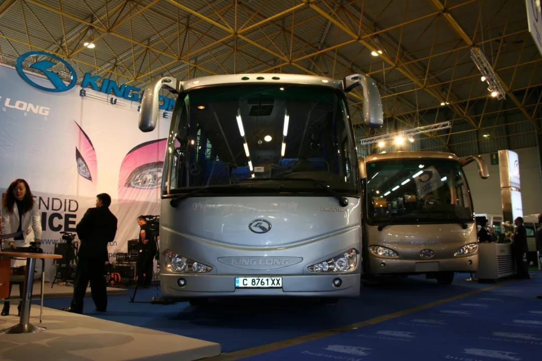 金龙比利时欧洲客车展览会,金龙客车龙威二代车展