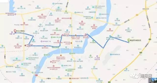 南阳公交4路线路图,南阳公交线路图高清