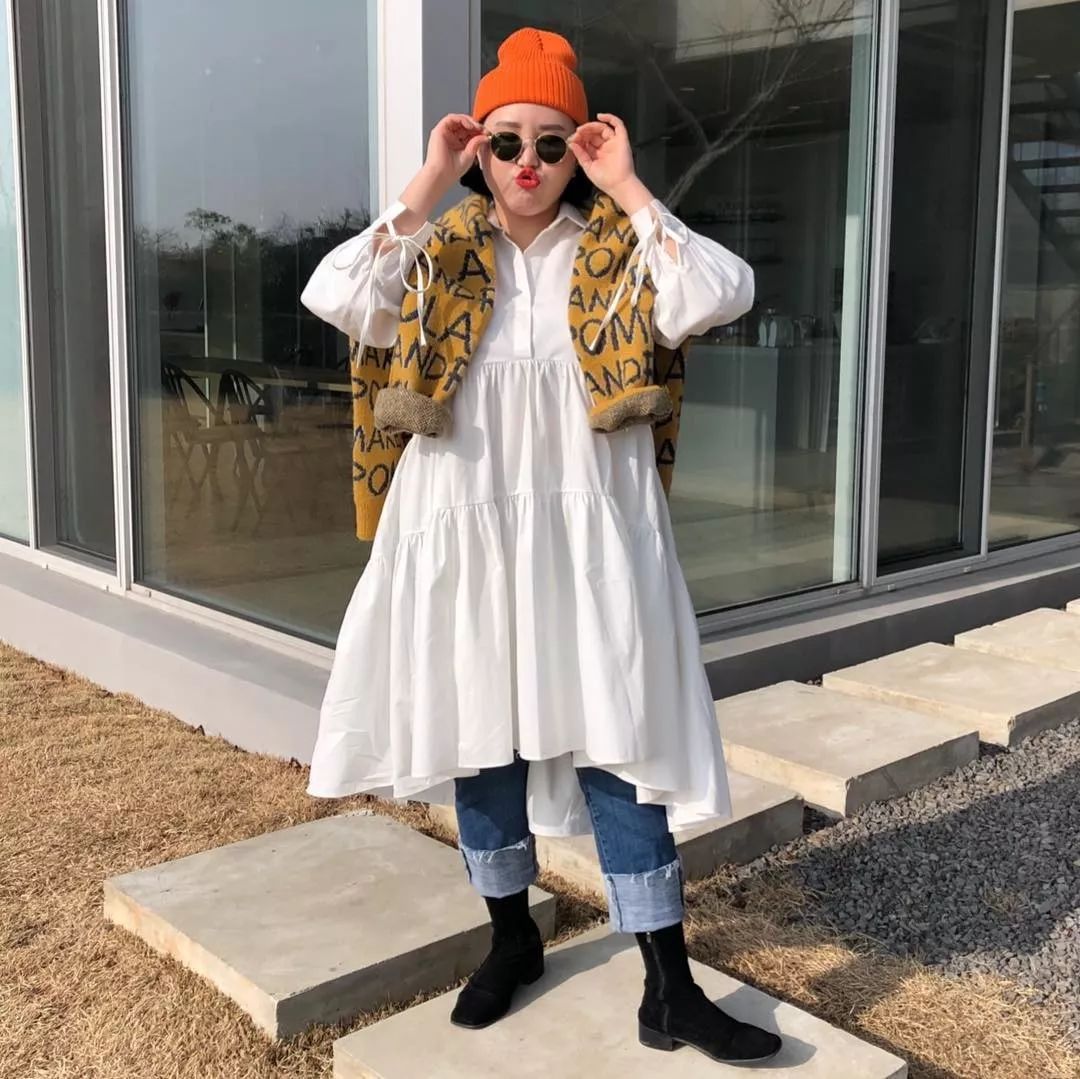 骨架大高个子女生怎么穿搭,肩宽骨架大胖妹妹怎么穿