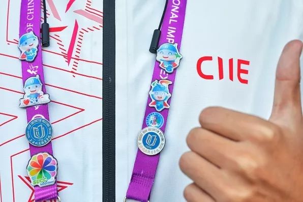 进博会小叶子徽章,进博会小叶子完整视频