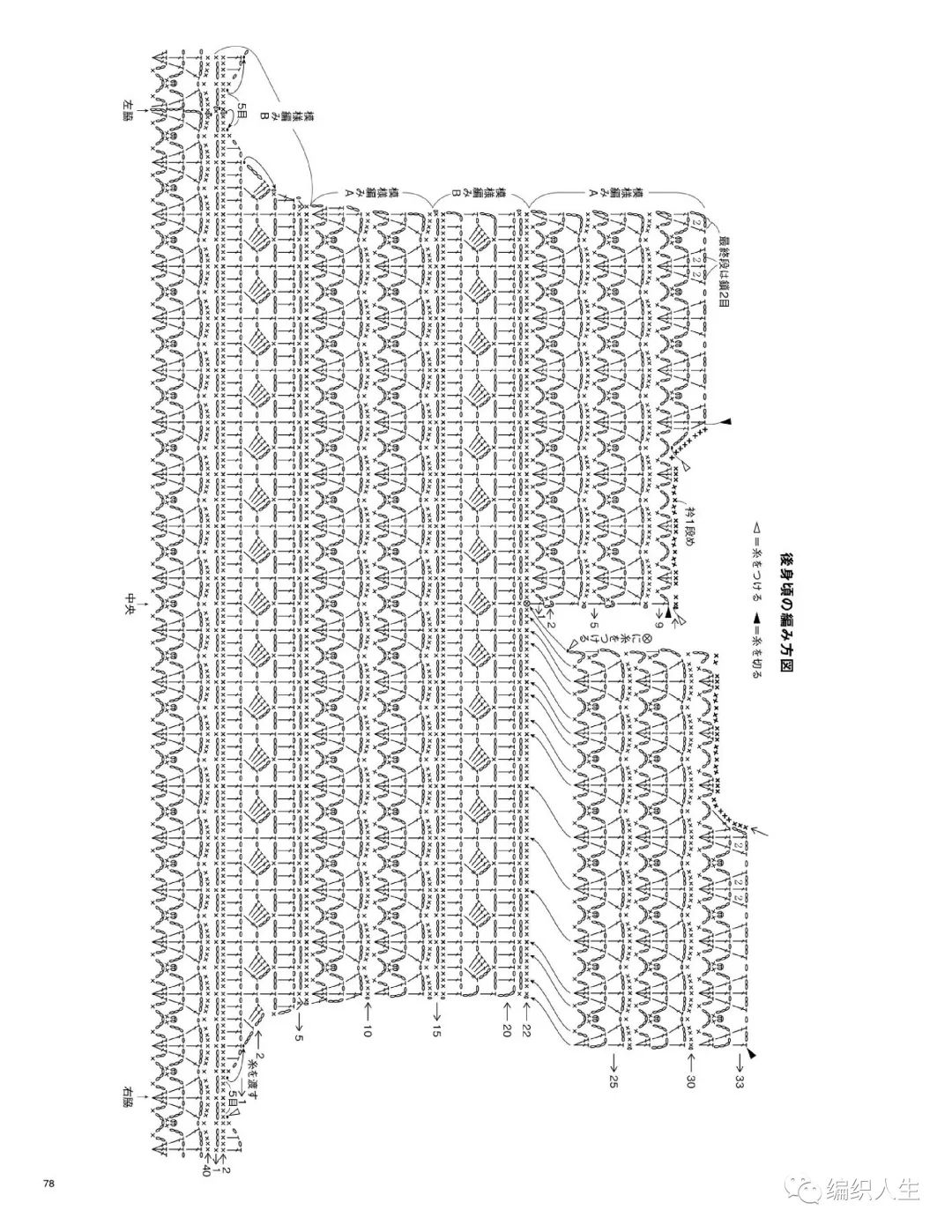 初黛：霜降女士钩针半高领春秋羊毛蕾丝衫（附图解）
