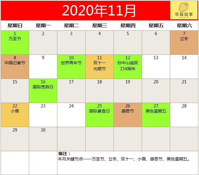 2022全年营销日历火热出炉,下半年营销日历