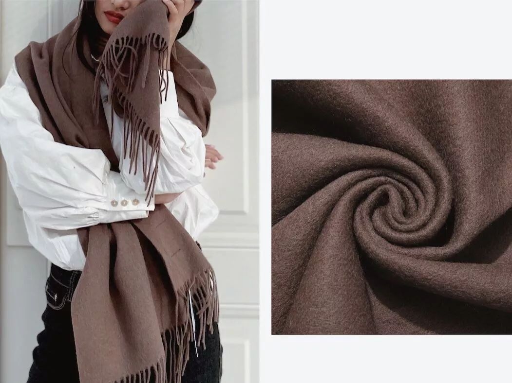 韩系暖冬降温围巾穿搭,时髦又百搭的保暖围巾显瘦减龄