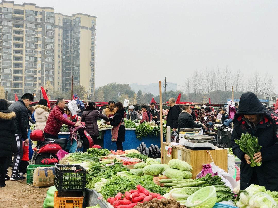 乱哄哄的集市,乱逛市场