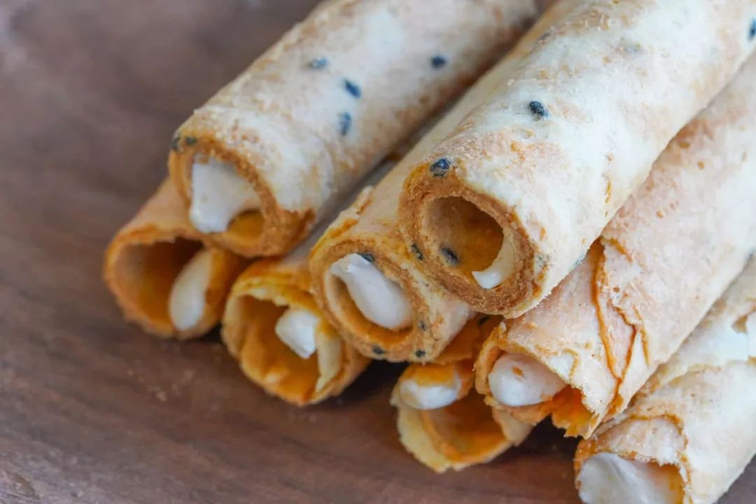 夹心牛轧糖蛋卷,手工牛轧糖雪花酥最简单