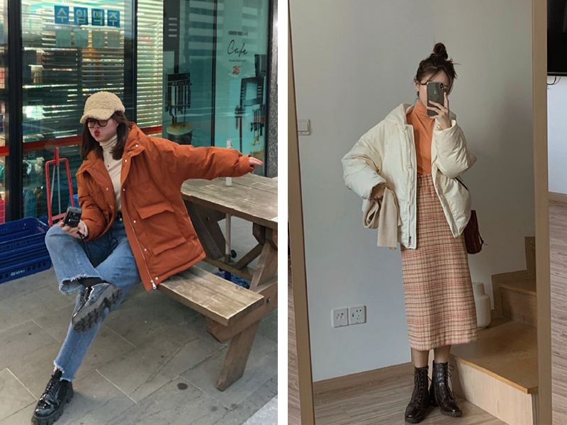 小个子宽松面包服穿衣搭配,高个子穿面包服怎么搭配