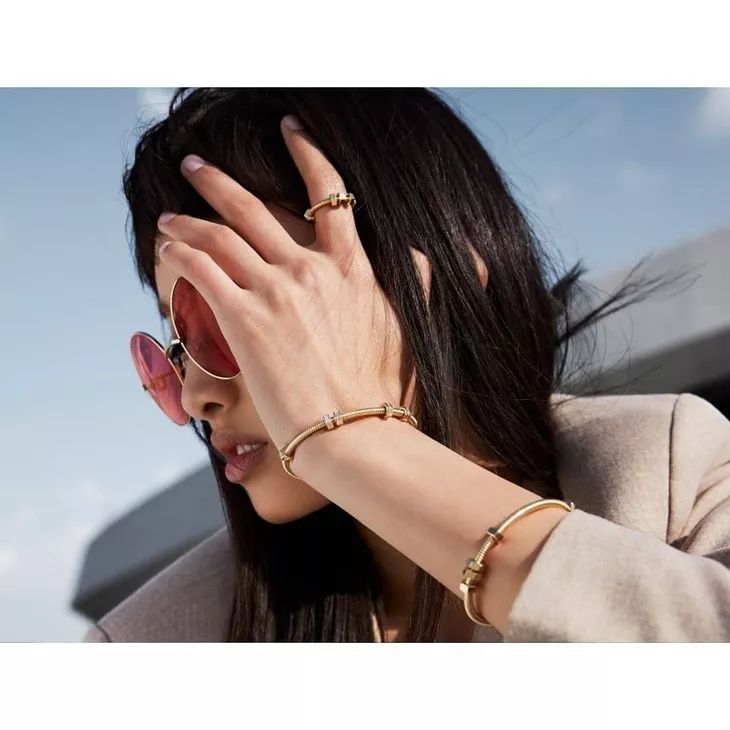 时髦戒指,时髦可调节戒指