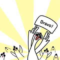 是时候更新一组你的微信表情包啦~Art鹅驾到！