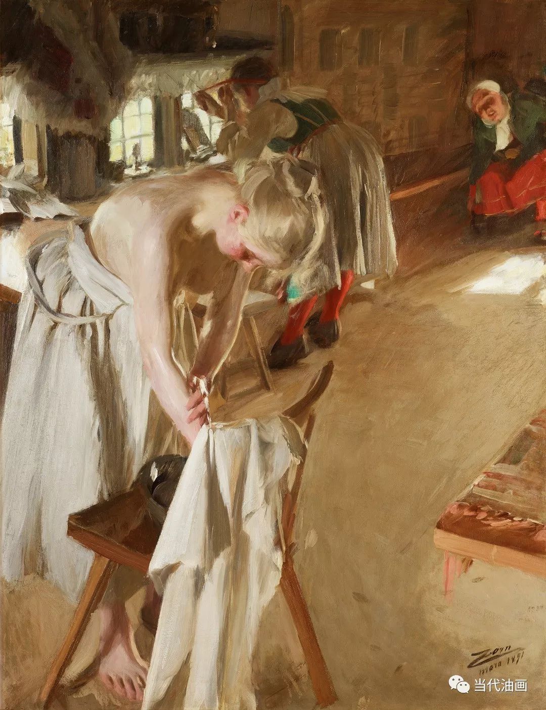 安德斯佐恩最经典作品,安德烈佐恩油画作品欣赏