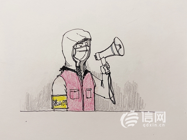 致敬防疫前线的工作人员绘画,致敬抗疫英雄的手绘画