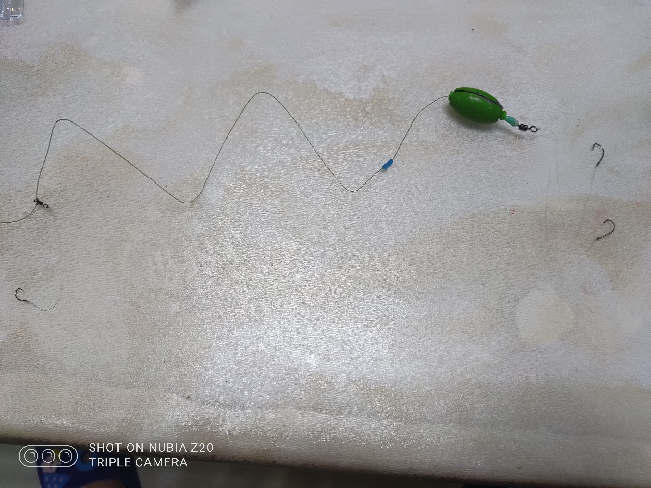 滩钓手工制作,手工自制过河钓