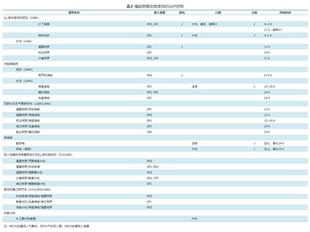 慢性阻塞性肺疾病诊治指南2021,老年慢性阻塞性肺疾病处方