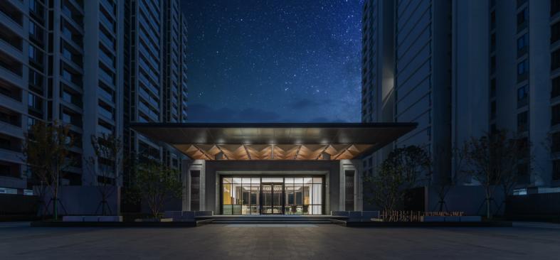 城市景观片区设计案例图,如何做出优秀的居住区景观设计