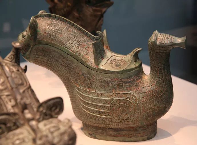 馆藏蓝锈青铜器,美国弗利尔美术馆青铜器展馆