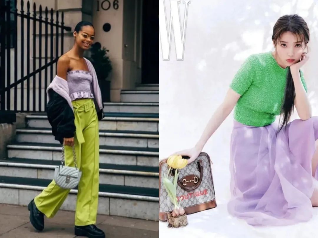 刘亦菲今年流行什么颜色,刘亦菲杨幂穿基本款照样美翻你