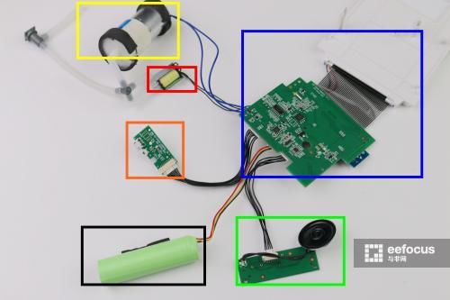 7136电子血压计拆解,有品的血压计拆解图