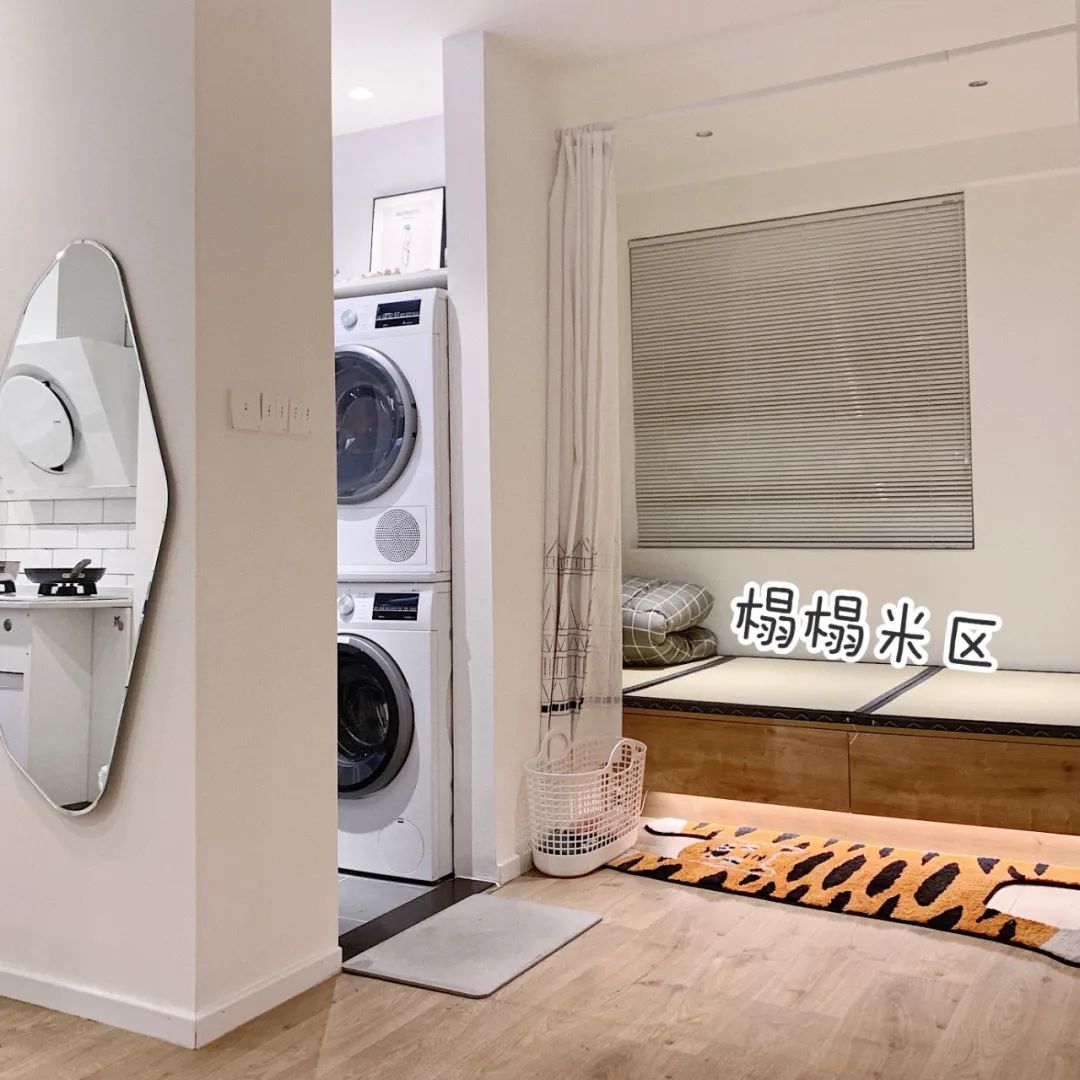 40平蜗居家装效果图,小户型卧室房间放浴缸设计