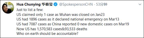 华春莹说民主不应是可口可乐,华春莹说民主