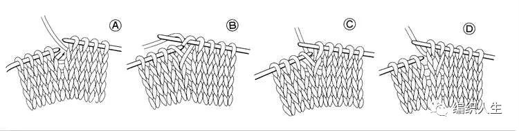 棒针织毛衣怎么看图解,怎样看棒针加针减记号