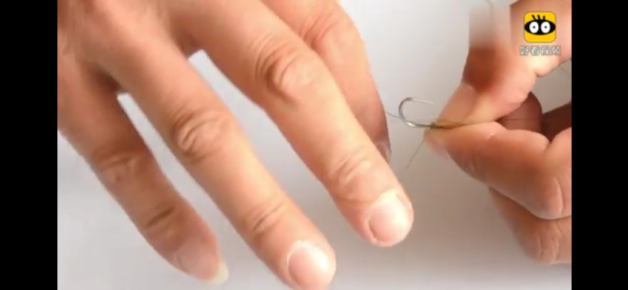 新手一看就会的绑钩技巧,新手也能一次学会的绑钩方法