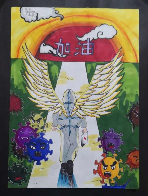 童画春天,春天的儿童画