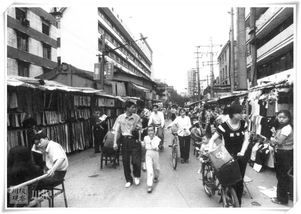 成都老照片东大街全景,成都老照片天府二街