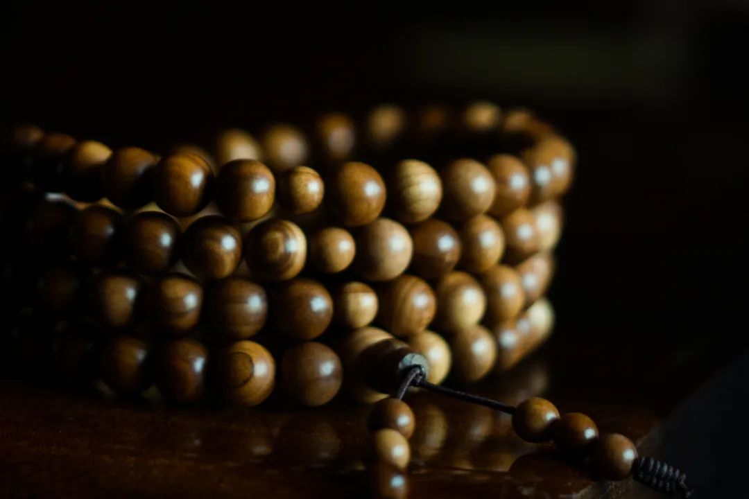 老料天然绿檀木手串,老檀木手串1.0