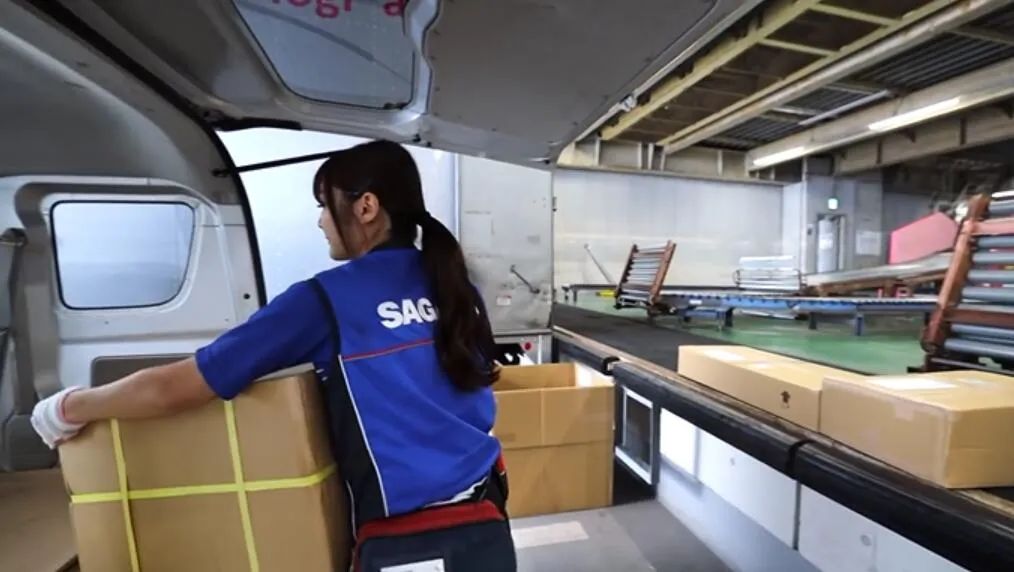 日本女快递员的一天过的有多潇洒,日本快递员的一天视频