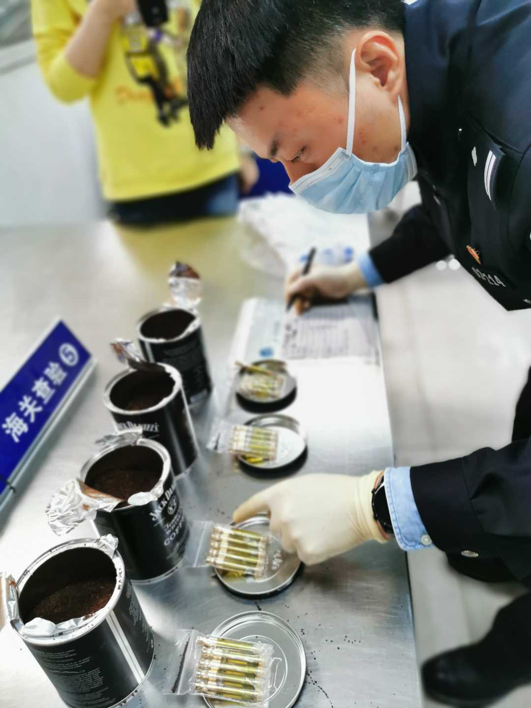 天津海关查毒案,天津海关查获制品