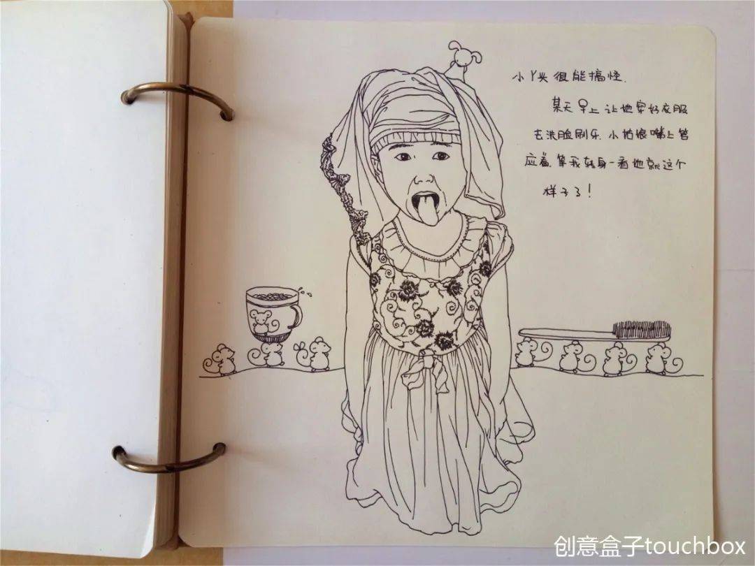 黄多多晒绘画作品,黄多多的画引热议