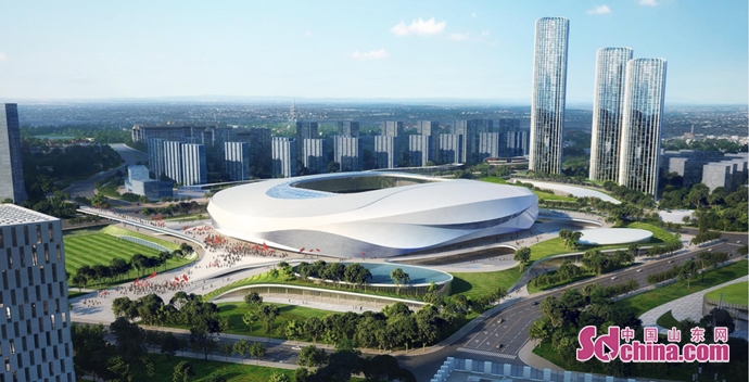 青岛青春足球场5万人,青岛专业足球场最新进展