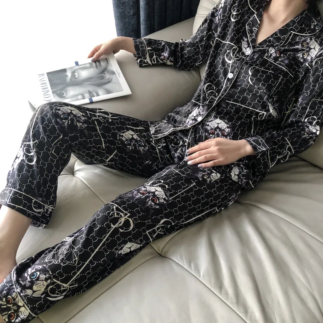 高档可爱甜美ins风纯棉睡衣,天丝棉轻奢短袖睡衣