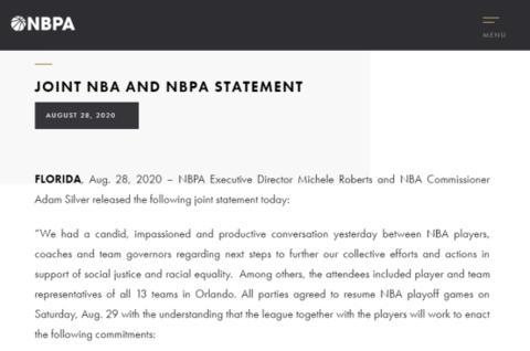 海外网深一度：被扣上“政治组织”的帽子，NBA过去48小时经历了什么？