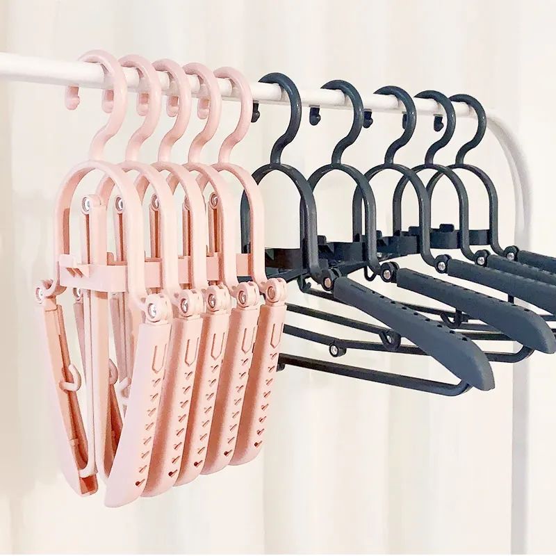 多功能可伸缩折叠衣架省空间,又方便又省空间的折叠衣架