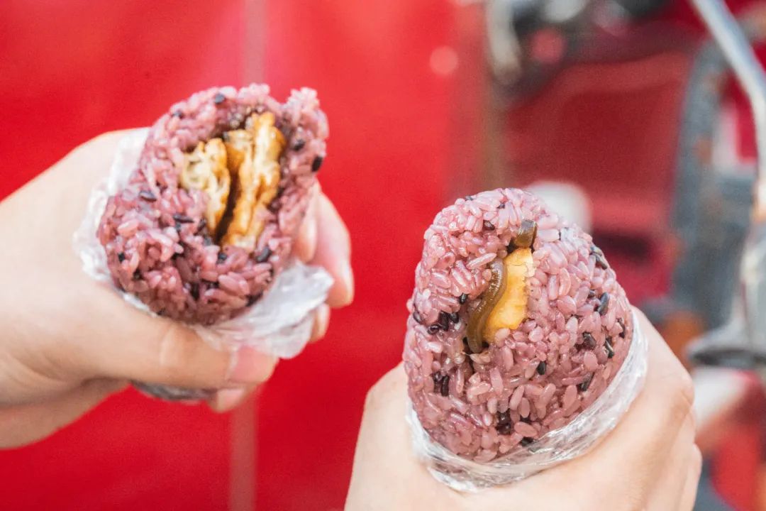 已经失传的小吃,温州开了30年的饭团小摊