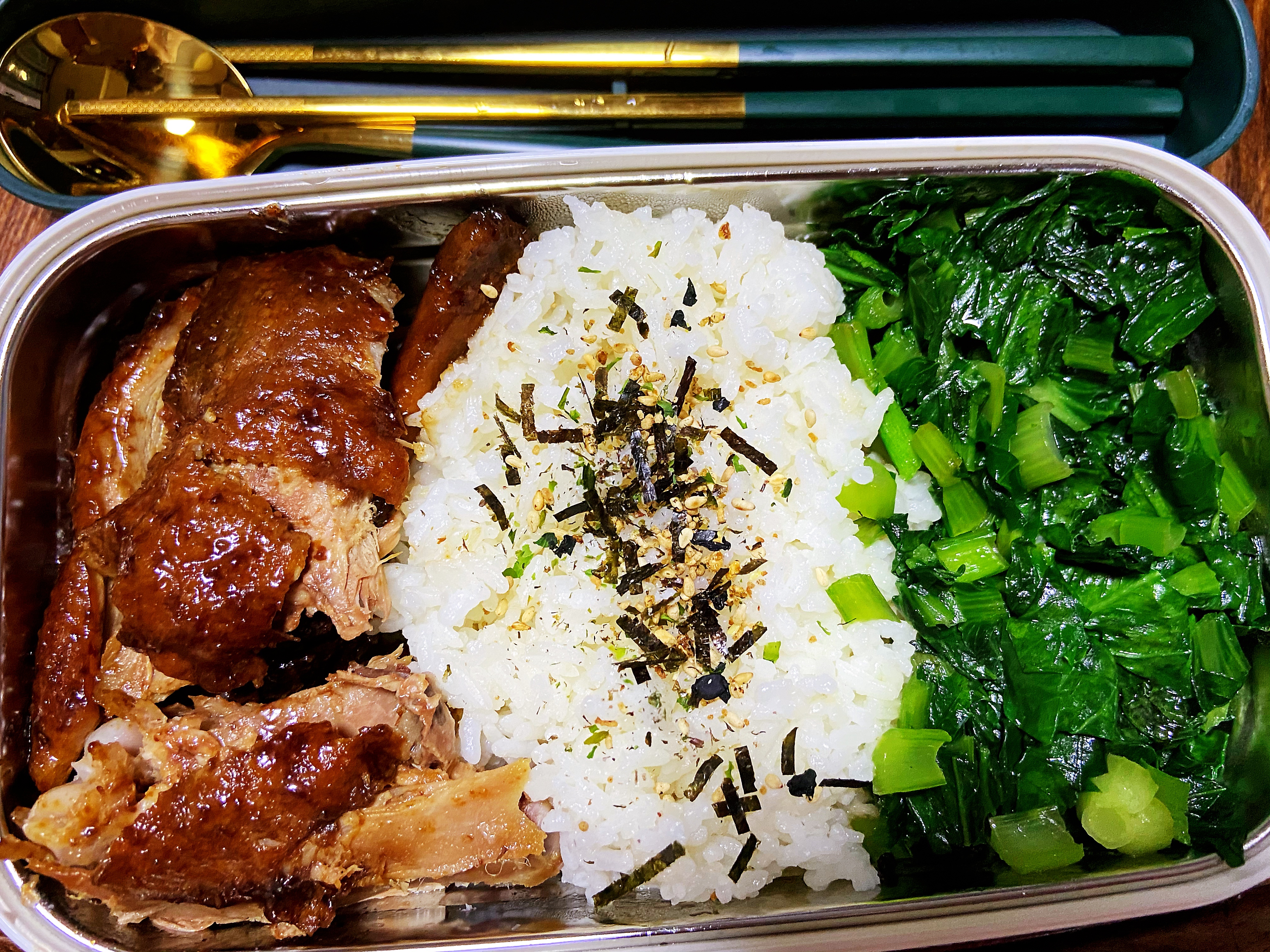 给高三儿子做便当天天不重样,给高三女儿做午餐便当