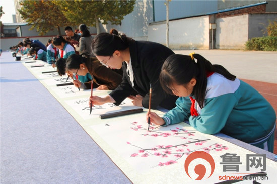 傅家实验小学校庆展,淄博经开区傅家实验学校