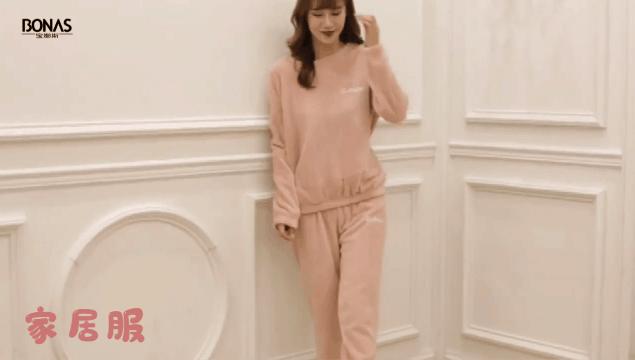 珊瑚绒睡衣冬季可外穿,双面珊瑚绒睡衣睡袍