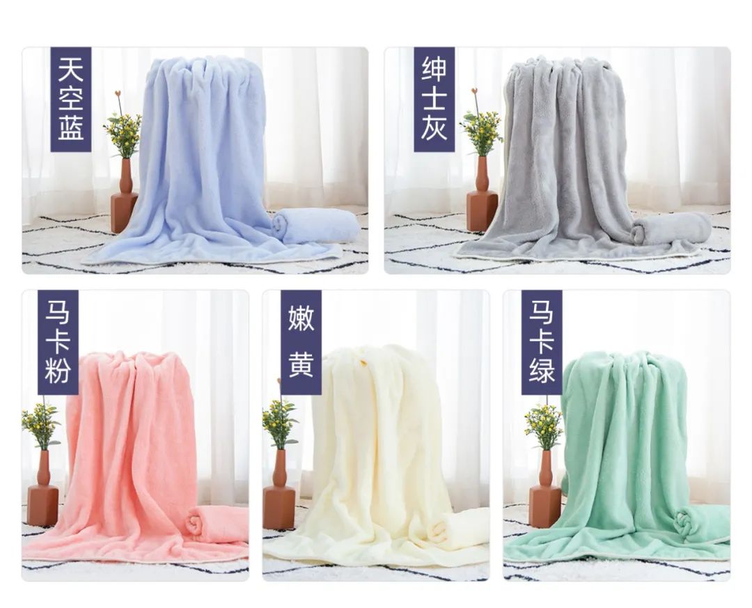 超级便宜的浴巾能吸水还不掉毛,冬天浴巾吸水性超强不掉毛