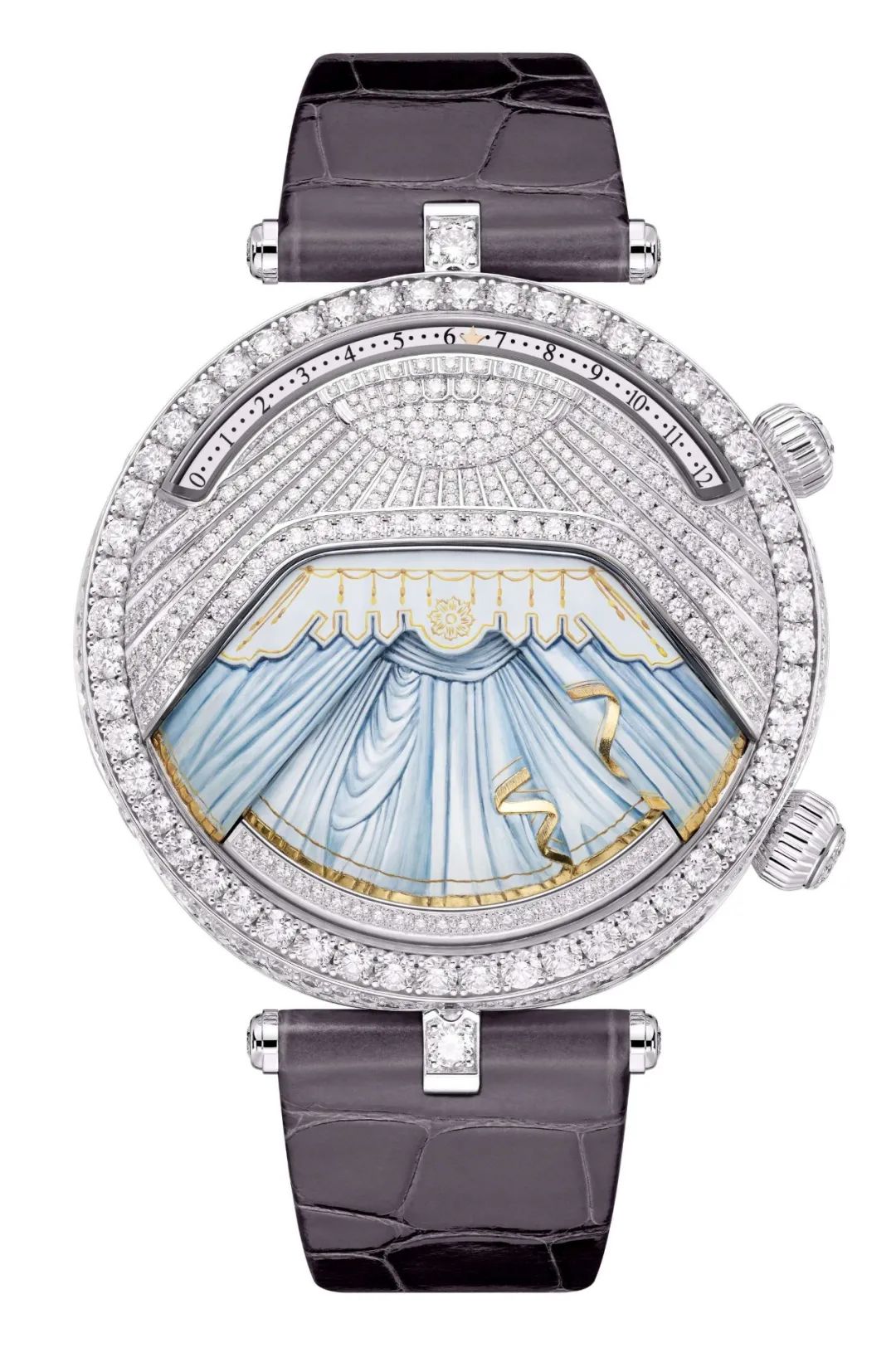 女首富有福了，梵克雅宝女士腕表复杂功能首次领先，表中芭蕾可视可听，按需*放播**