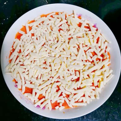 马苏里拉芝士焗红薯微波炉,微波炉芝士焗红薯要蒸多久