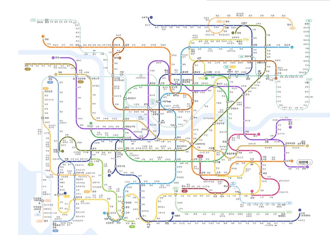 韩国地铁换乘目的地怎么选择,韩国地铁怎么换乘