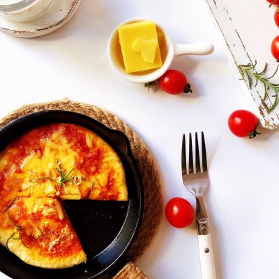 简易版披萨平底锅,平底锅披萨