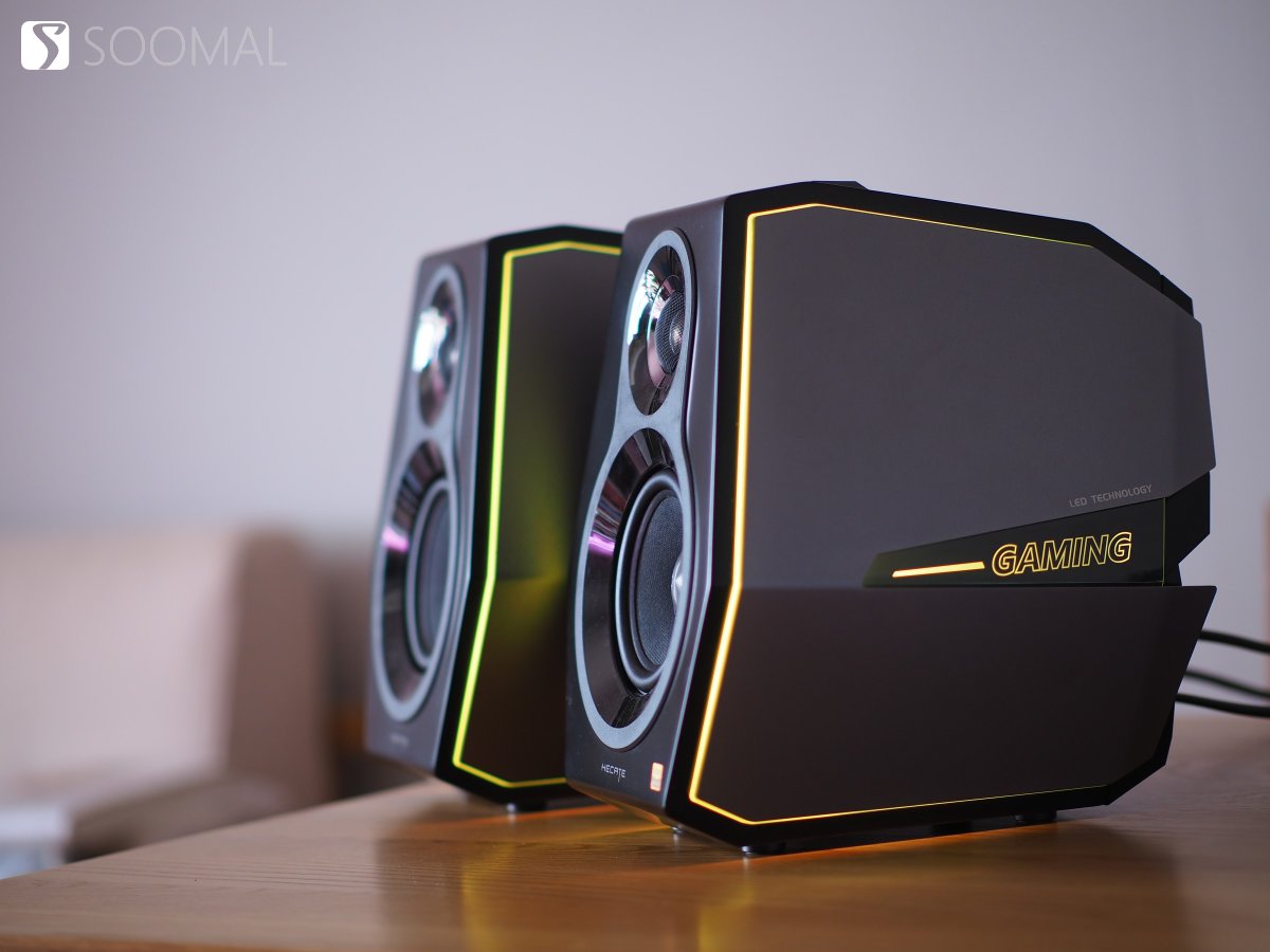 漫步者HECATEG5000红色音响,漫步者HECATE电竞游戏系列音箱