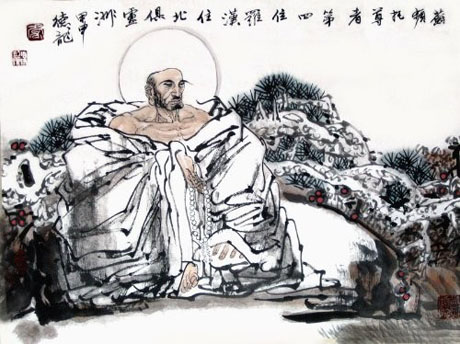 十八罗汉中的诺矩罗尊者,藏传佛教十六尊者和罗汉名字