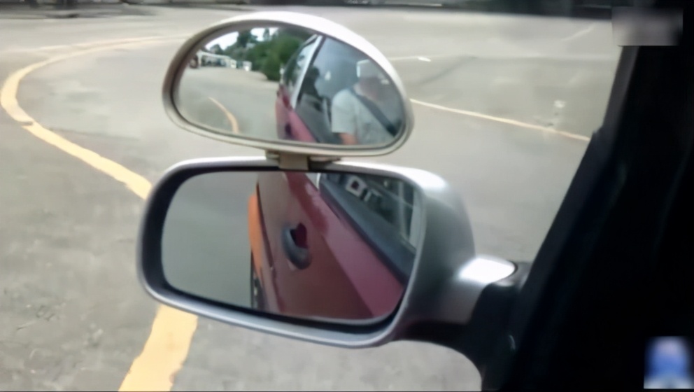 科目二后视镜调整正确位置图解,科目二怎么调后视镜最佳位置口诀