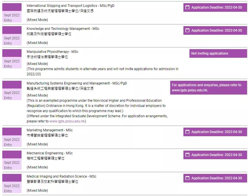 香港理工大学博士申请条件,香港理工大学申请时间表