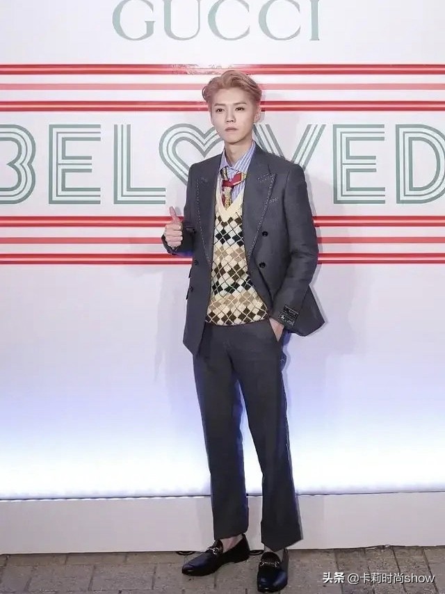 gucci走秀款复古夹克鹿晗同款,gucci虎年限定鹿晗同款毛衣