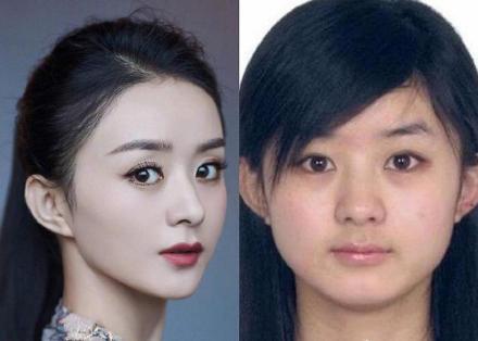 没整过容的女明星颜值对比,女星修图前后对比照