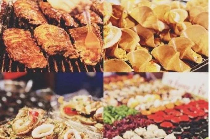 全泰国曼谷火车头夜市攻略,曼谷拉差达火车夜市全景